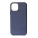 Кожаный чехол Decoded Back Cover Navy для iPhone 12 mini