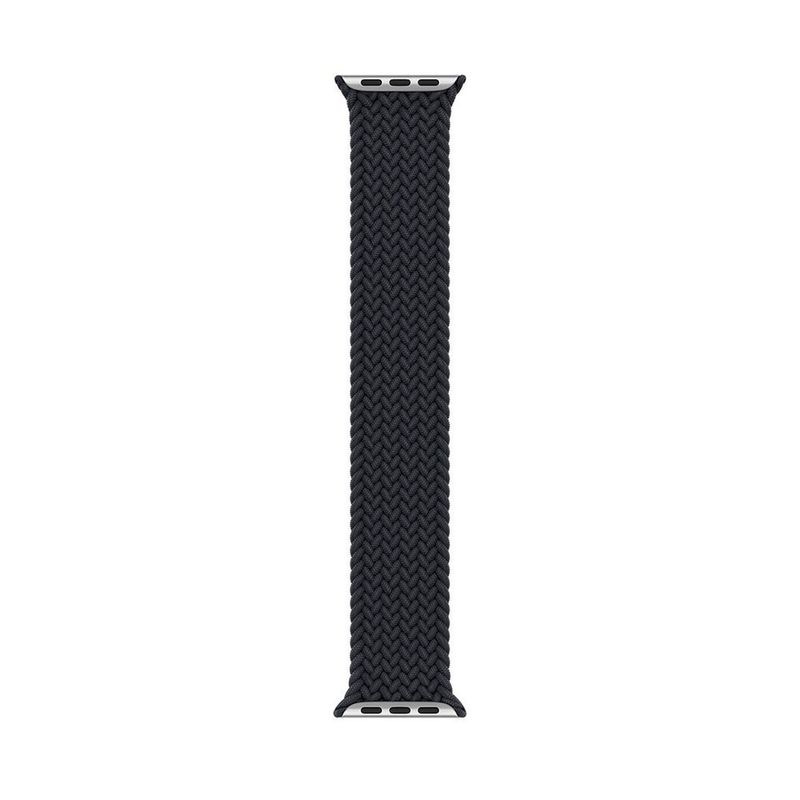 Купить Плетеный монобраслет oneLounge Braided Solo Loop Charcoal Black для Apple Watch 44mm | 42mm Size M OEM по лучшей цене в Украине 🔔 ,  наш интернет - магазин гарантирует качество и быструю доставку вашего заказа 🚀