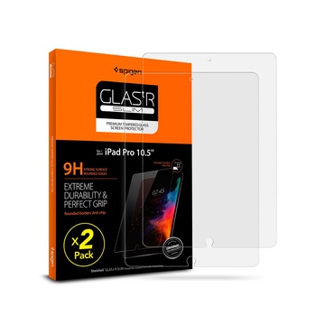 Купить Защитное стекло Spigen GLAS.tR SLIM для iPad Pro 10.5 | Air 3" (2 стекла) по лучшей цене в Украине 🔔 ,  наш интернет - магазин гарантирует качество и быструю доставку вашего заказа 🚀