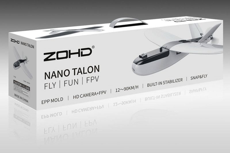Купити Самолет FPV на радиоуправлении ZOHD Nano Talon (PNP) за найкращою ціною в Україні 🔔, наш інтернет - магазин гарантує якість і швидку доставку вашого замовлення 🚀