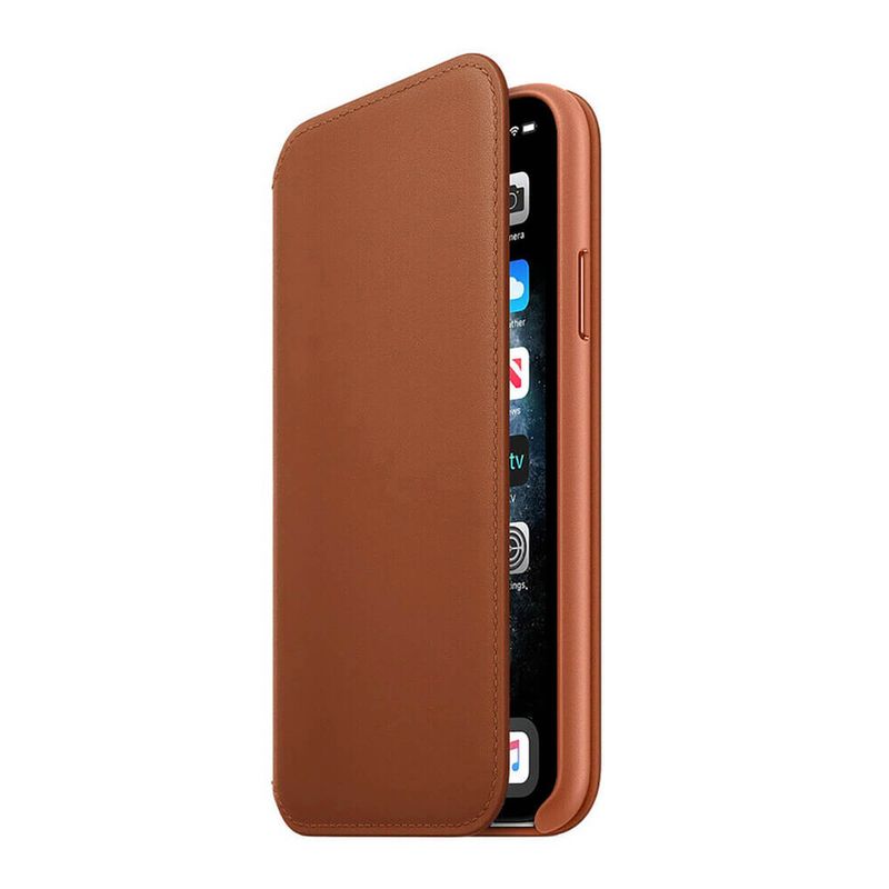Купить Кожаный чехол-бумажник oneLounge Leather Folio Sanddle Brown для iPhone 11 OEM по лучшей цене в Украине 🔔 ,  наш интернет - магазин гарантирует качество и быструю доставку вашего заказа 🚀