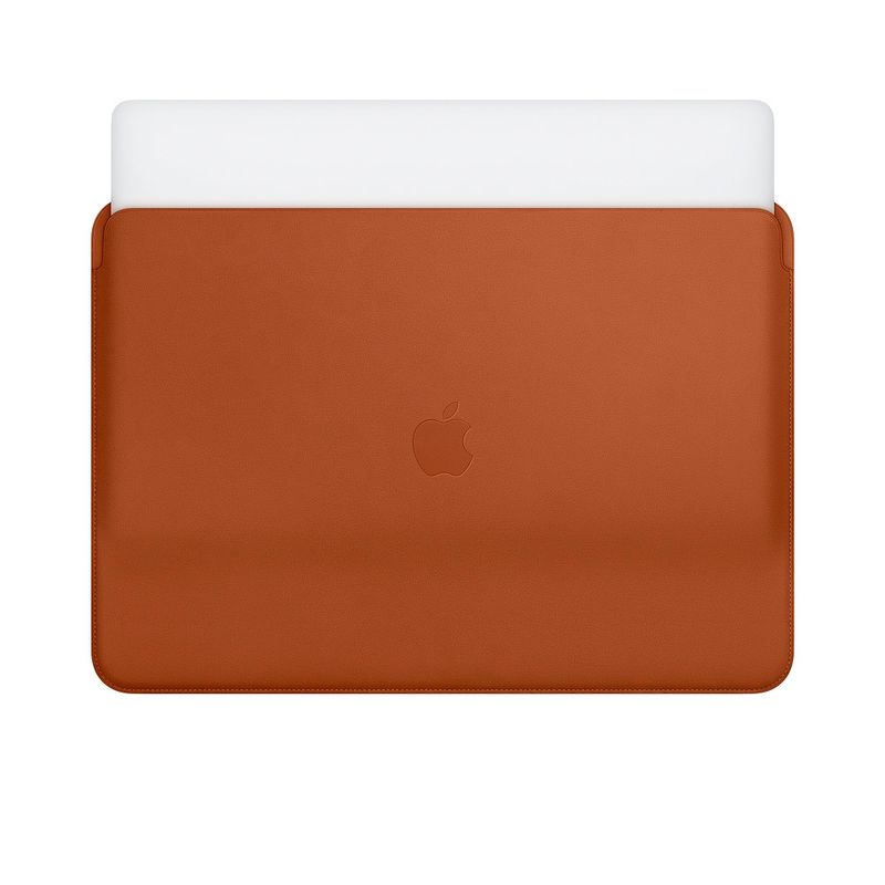 Купить Кожаный чехол Apple Leather Sleeve Saddle Brown (MRQV2) для MacBook Pro 15" with Touch Bar по лучшей цене в Украине 🔔 ,  наш интернет - магазин гарантирует качество и быструю доставку вашего заказа 🚀
