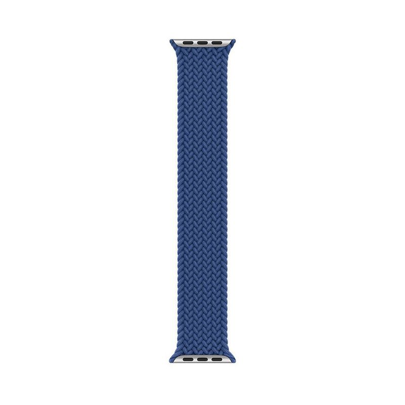 Купить Плетеный монобраслет oneLounge Braided Solo Loop Atlantic Blue для Apple Watch 44mm | 42mm Size M OEM по лучшей цене в Украине 🔔 ,  наш интернет - магазин гарантирует качество и быструю доставку вашего заказа 🚀