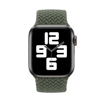 Купить Плетеный монобраслет oneLounge Braided Solo Loop Inverness Green для Apple Watch 44mm | 42mm Size M OEM по лучшей цене в Украине 🔔 ,  наш интернет - магазин гарантирует качество и быструю доставку вашего заказа 🚀