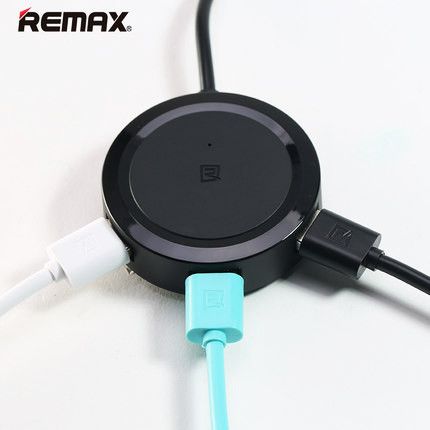 Купить USB HUB Remax INSPIRION RU-05 3 USB Black по лучшей цене в Украине 🔔 ,  наш интернет - магазин гарантирует качество и быструю доставку вашего заказа 🚀