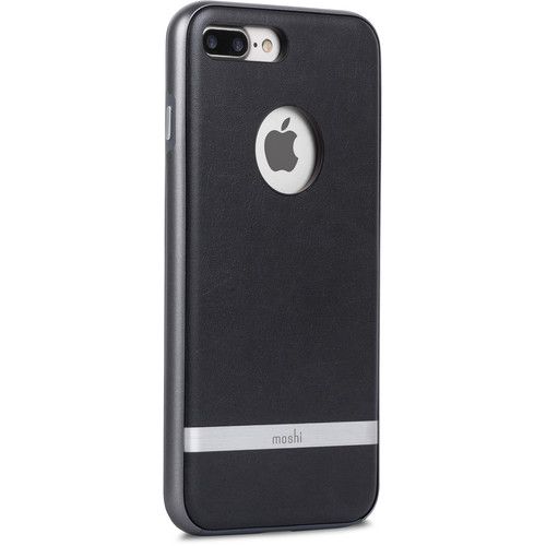 Купить Защитный чехол Moshi Napa Charcoal Black для iPhone 7 Plus | 8 Plus по лучшей цене в Украине 🔔 ,  наш интернет - магазин гарантирует качество и быструю доставку вашего заказа 🚀