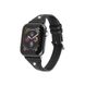 Кожаный ремешок Hoco Ocean Wave Black для Apple Watch 40mm | 38mm SE | 6 | 5 | 4 | 3 | 2 | 1