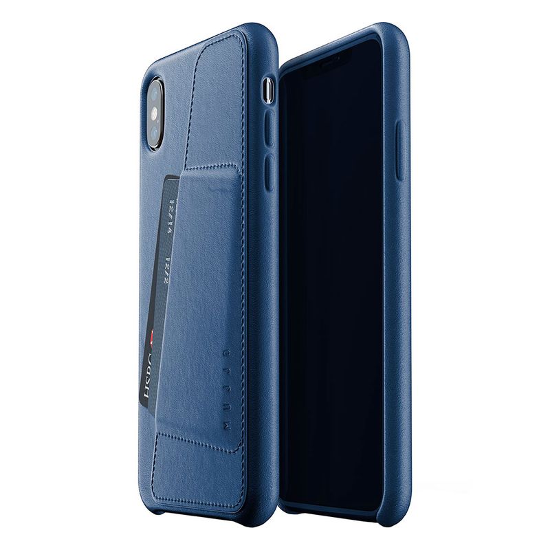 Купити Шкіряний чохол з відділенням для карт MUJJO Full Leather Wallet Case Monaco Blue для iPhone XS Max за найкращою ціною в Україні 🔔, наш інтернет - магазин гарантує якість і швидку доставку вашого замовлення 🚀