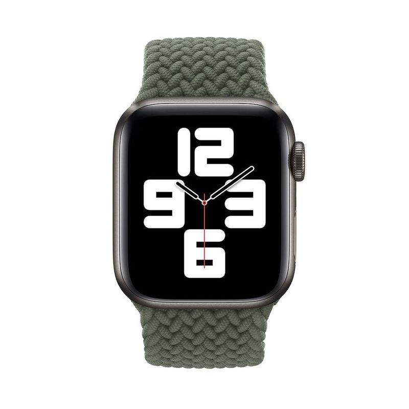 Купити Плетений монобраслет oneLounge Braided Solo Loop Inverness Green Apple Watch 44mm | 42mm Size M OEM за найкращою ціною в Україні 🔔, наш інтернет - магазин гарантує якість і швидку доставку вашого замовлення 🚀