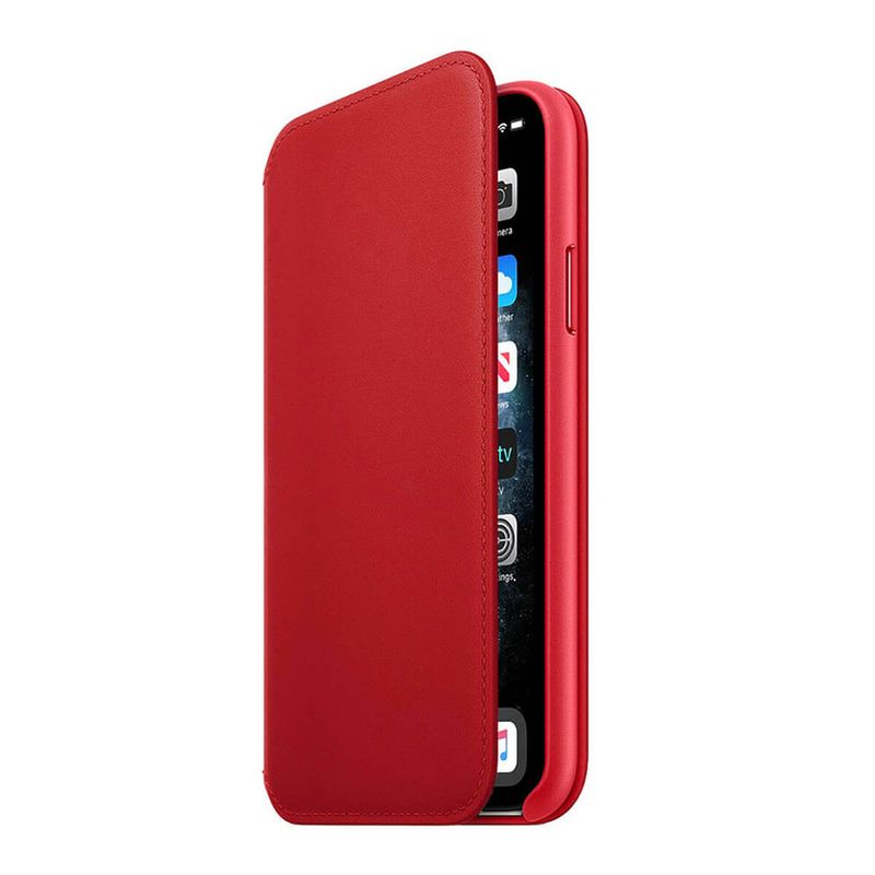 Купить Кожаный чехол-бумажник oneLounge Leather Folio Red для iPhone 11 OEM по лучшей цене в Украине 🔔 ,  наш интернет - магазин гарантирует качество и быструю доставку вашего заказа 🚀