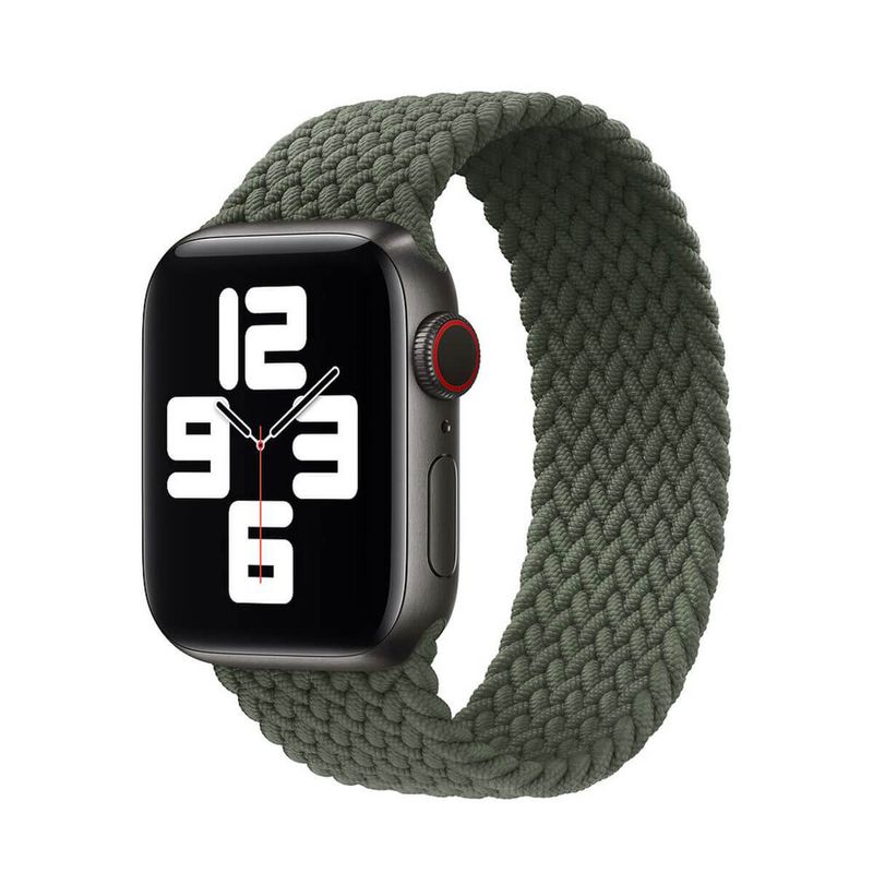 Купити Плетений монобраслет oneLounge Braided Solo Loop Inverness Green Apple Watch 44mm | 42mm Size M OEM за найкращою ціною в Україні 🔔, наш інтернет - магазин гарантує якість і швидку доставку вашого замовлення 🚀