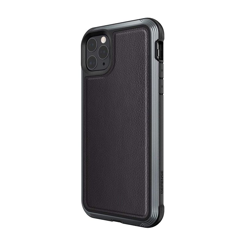 Купить Противоударный чехол X-Doria Defense LUX Black Leather для iPhone 11 Pro по лучшей цене в Украине 🔔 ,  наш интернет - магазин гарантирует качество и быструю доставку вашего заказа 🚀