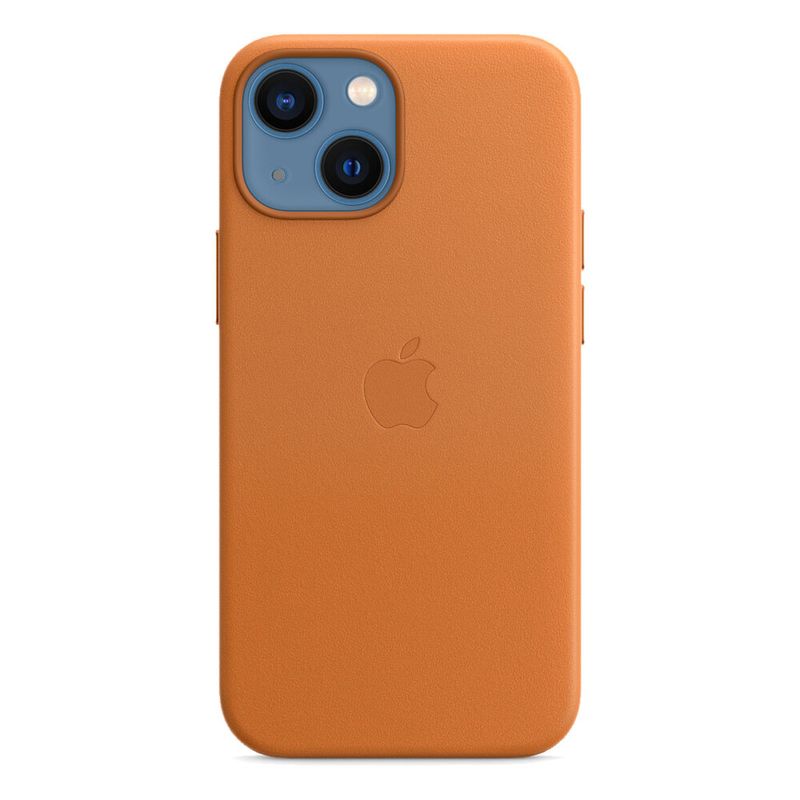 Шкіряний чохол Apple Leather Case з MagSafe Golden Brown (MM1L3) для iPhone 13 Pro Max