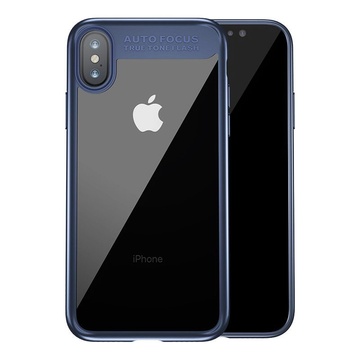 Купить Чехол Baseus Suthin синий для iPhone X/XS по лучшей цене в Украине 🔔 ,  наш интернет - магазин гарантирует качество и быструю доставку вашего заказа 🚀