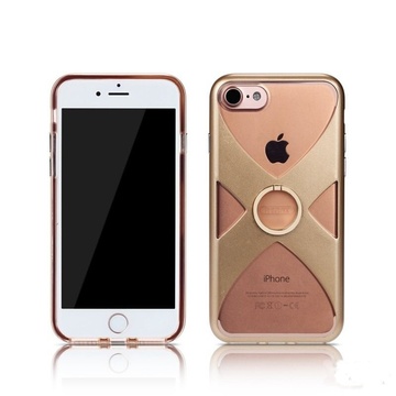Купить Чехол-накладка Remax X Ring Holder для Apple iPhone 7/8 Gold по лучшей цене в Украине 🔔 ,  наш интернет - магазин гарантирует качество и быструю доставку вашего заказа 🚀
