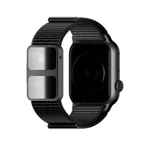 Ремінець AURA Strap Black для Apple Watch 42mm | 44mm SE| 6 | 5