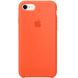 Чохол Silicone case (AAA) для Apple iPhone 7 / 8 (4.7"), Оранжевый / Spice Orange
