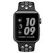 Ремешок Coteetci W12 серый + чёрный для Apple Watch 38/40 мм