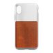 Защитный чехол Nomad Clear Case Rustic Brown для iPhone X | XS
