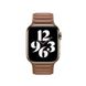 Кожаный ремешок Apple Leather Link Saddle Brown для Apple Watch 40mm (S | M) Series SE | 6 | 5 | 4 (MY962)