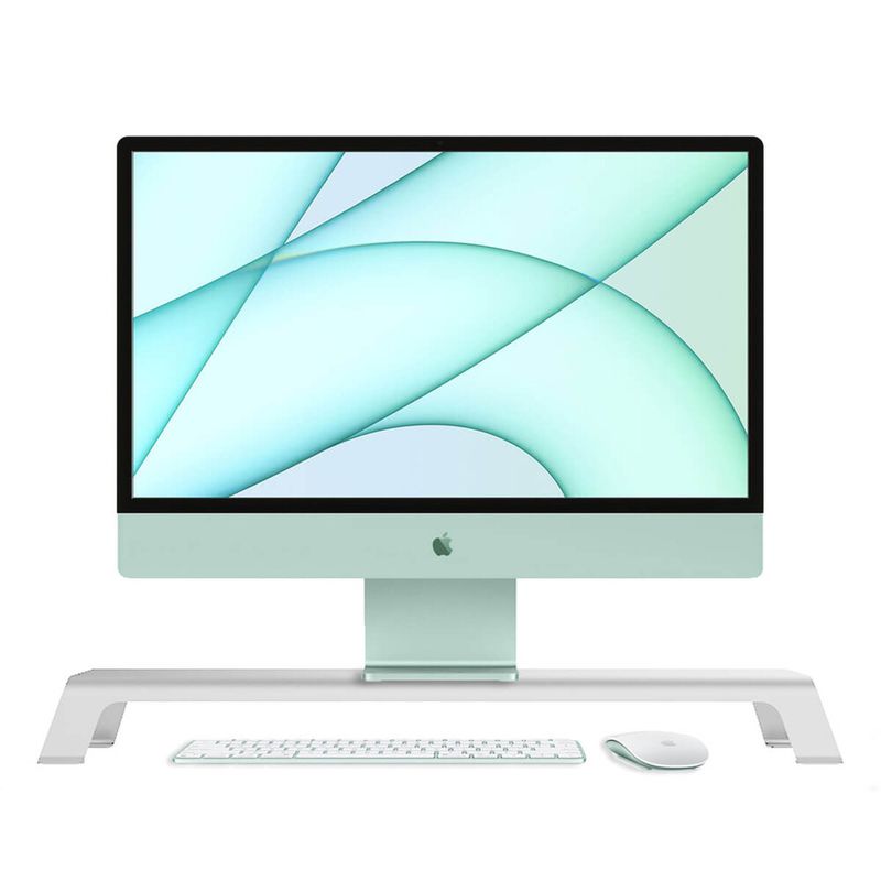 Купити Універсальна алюмінієва підставка на стіл oneLounge 1Desk для iMac | монітора за найкращою ціною в Україні 🔔, наш інтернет - магазин гарантує якість і швидку доставку вашого замовлення 🚀