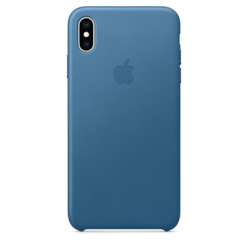 Купити Шкіряний чохол синій для iPhone XS Max за найкращою ціною в Україні 🔔, наш інтернет - магазин гарантує якість і швидку доставку вашого замовлення 🚀