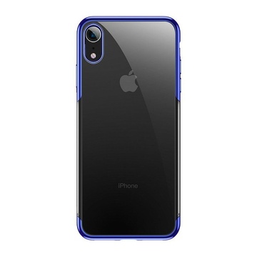Купить Силиконовый чехол Baseus Shining синий для iPhone XR по лучшей цене в Украине 🔔 ,  наш интернет - магазин гарантирует качество и быструю доставку вашего заказа 🚀