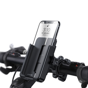 Купить Вело-мото держатель для телефона на руль Joyroom JR-ZS252 Metal Bracket For Bicycle Black по лучшей цене в Украине 🔔 ,  наш интернет - магазин гарантирует качество и быструю доставку вашего заказа 🚀