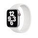 Силіконовий монобраслет oneLounge Solo Loop White для Apple Watch 38mm | 40mm Size M OEM