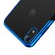 Силиконовый чехол Baseus Shining синий для iPhone XR