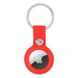 Силиконовый брелок с кольцом iLoungeMax Silicone Keychain Case Red для AirTag