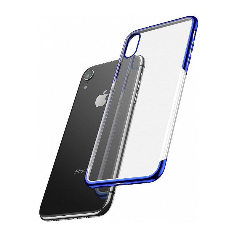 Купити Силіконовий чохол Baseus Shining синій для iPhone XR за найкращою ціною в Україні 🔔, наш інтернет - магазин гарантує якість і швидку доставку вашого замовлення 🚀