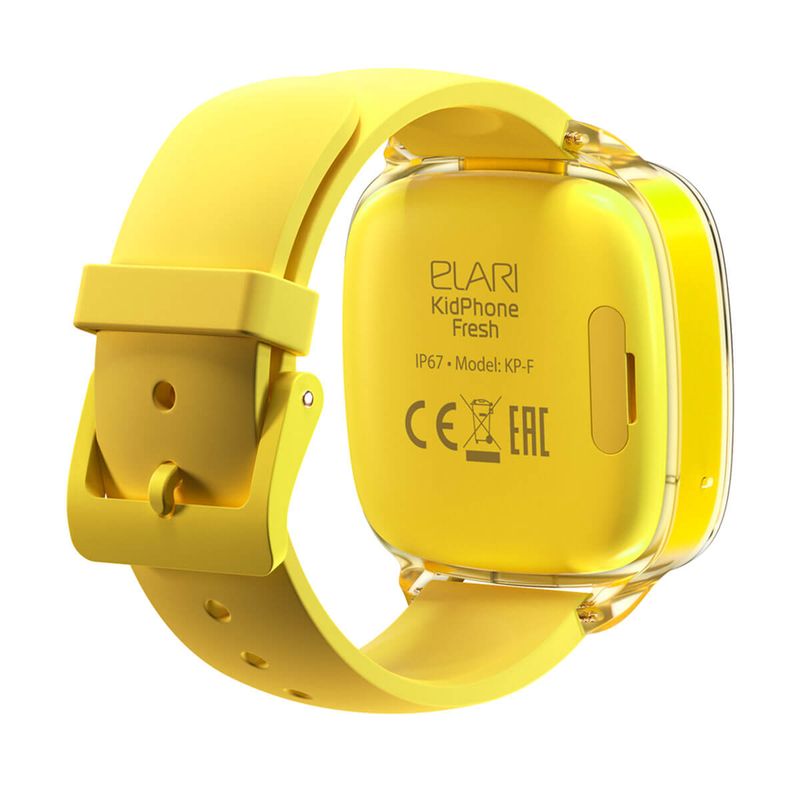 Купити Дитячий смарт-годинник Elari KidPhone Fresh Yellow з GPS-трекером (KP-F / Yellow) за найкращою ціною в Україні 🔔, наш інтернет - магазин гарантує якість і швидку доставку вашого замовлення 🚀
