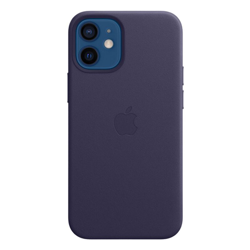 Купить Kожаный чехол Apple Leather Case with MagSafe Deep Violet (MJYQ3) для iPhone 12 mini по лучшей цене в Украине 🔔 ,  наш интернет - магазин гарантирует качество и быструю доставку вашего заказа 🚀