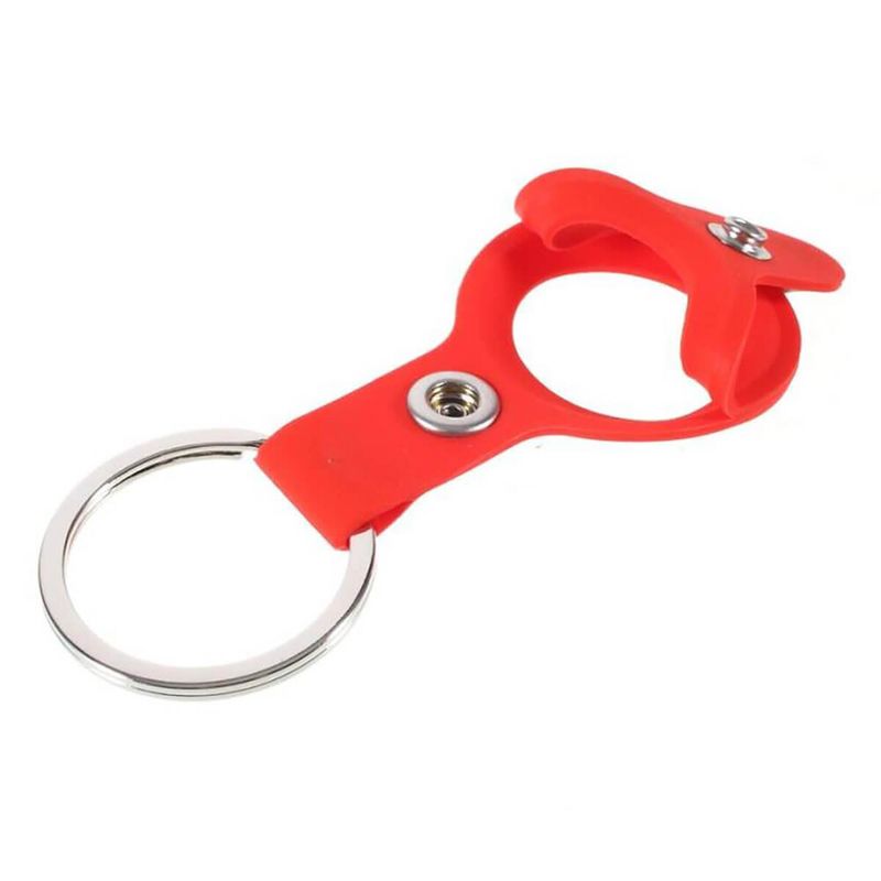 Силиконовый брелок с кольцом iLoungeMax Silicone Keychain Case Red для AirTag