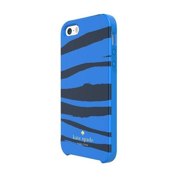 Купить Чехол-накладка Kate Spade Hybrid Hardshell Blue Zebra для iPhone 5 | 5S | SE по лучшей цене в Украине 🔔 ,  наш интернет - магазин гарантирует качество и быструю доставку вашего заказа 🚀