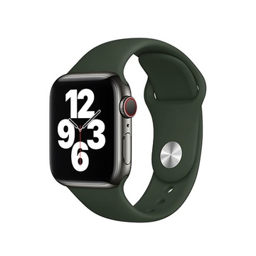 Купить Ремешок Apple Sport Band S | M & M | L Cyprus Green (MG423) для Apple Watch 40mm | 38mm Series SE | 6 | 5 | 4 | 3 | 2 | 1 по лучшей цене в Украине 🔔 ,  наш интернет - магазин гарантирует качество и быструю доставку вашего заказа 🚀