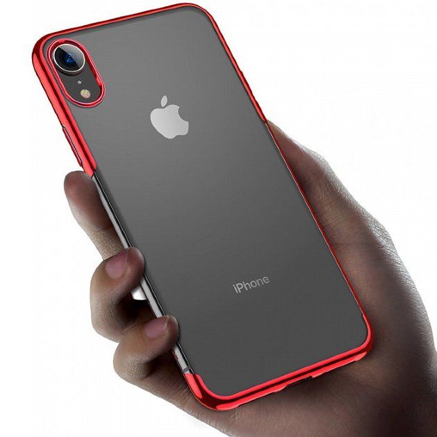 Купити Силіконовий чохол Baseus Shining червоний для iPhone XR за найкращою ціною в Україні 🔔, наш інтернет - магазин гарантує якість і швидку доставку вашого замовлення 🚀