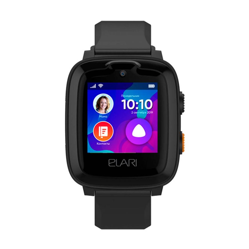 Купити Дитячий смарт-годинник Elari KidPhone 4G Black з GPS-трекером і відеодзвінки (KP-4GB) за найкращою ціною в Україні 🔔, наш інтернет - магазин гарантує якість і швидку доставку вашого замовлення 🚀