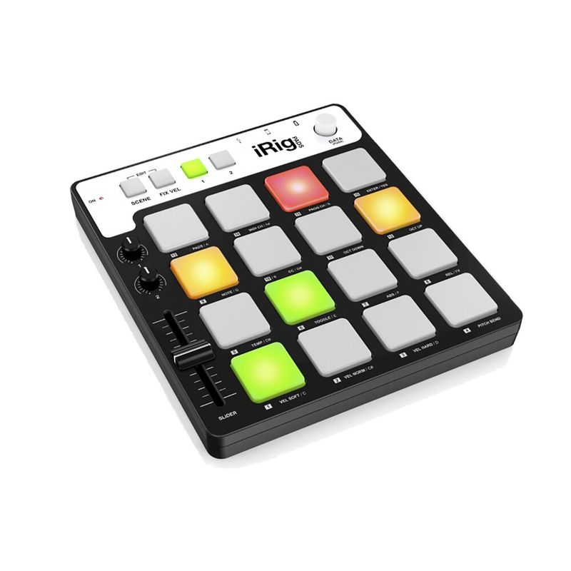 Купити MIDI-контролер IK Multimedia iRig Pads MIDI Groove Controller для iPhone, iPad, iPod Touch, MacBook за найкращою ціною в Україні 🔔, наш інтернет - магазин гарантує якість і швидку доставку вашого замовлення 🚀