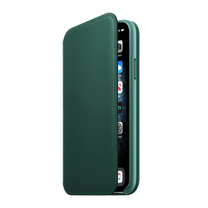 Купить Кожаный чехол-бумажник oneLounge Leather Folio Forest Green для iPhone 11 Pro OEM по лучшей цене в Украине 🔔 ,  наш интернет - магазин гарантирует качество и быструю доставку вашего заказа 🚀