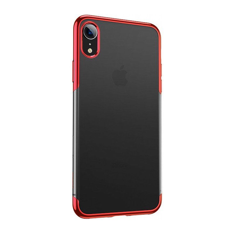 Купить Силиконовый чехол Baseus Shining красный для iPhone XR по лучшей цене в Украине 🔔 ,  наш интернет - магазин гарантирует качество и быструю доставку вашего заказа 🚀