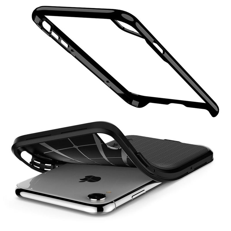 Купить Чехол Spigen Neo Hybrid Jet Black для iPhone XR по лучшей цене в Украине 🔔 ,  наш интернет - магазин гарантирует качество и быструю доставку вашего заказа 🚀