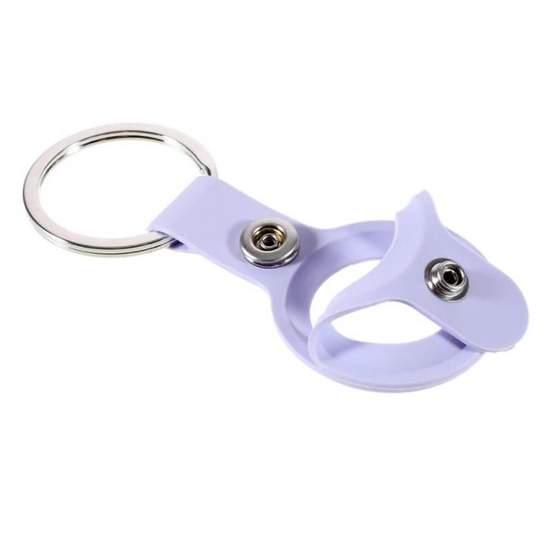 Силіконовий брелок з кільцем iLoungeMax Silicone Keychain Case Lilac для AirTag