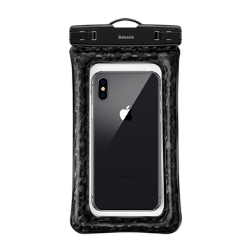 Купить Универсальный водонепроницаемый чехол Baseus Waterproof Bag Black для смартфонов до 6" по лучшей цене в Украине 🔔 ,  наш интернет - магазин гарантирует качество и быструю доставку вашего заказа 🚀