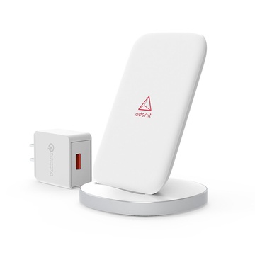 Купить Беспроводное зарядное устройство Adonit Wireless Fast Charging Stand белое по лучшей цене в Украине 🔔 ,  наш интернет - магазин гарантирует качество и быструю доставку вашего заказа 🚀