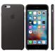 Кожаный чехол Apple Leather Case Black (MKXF2) для iPhone 6s Plus