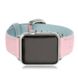 Ремешок Baseus Colorful розовый + синий для Apple Watch 38/40 мм