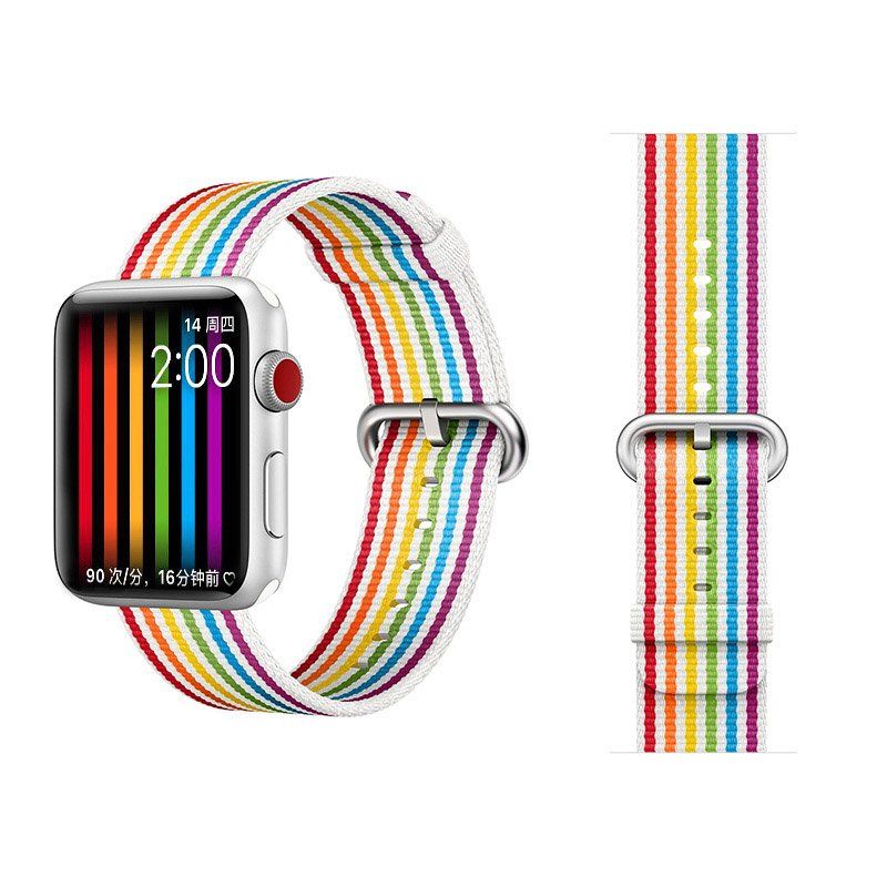 Купити Ремінець COTEetCI W30 Rainbow різнобарвний для Apple Watch 38/40mm за найкращою ціною в Україні 🔔, наш інтернет - магазин гарантує якість і швидку доставку вашого замовлення 🚀