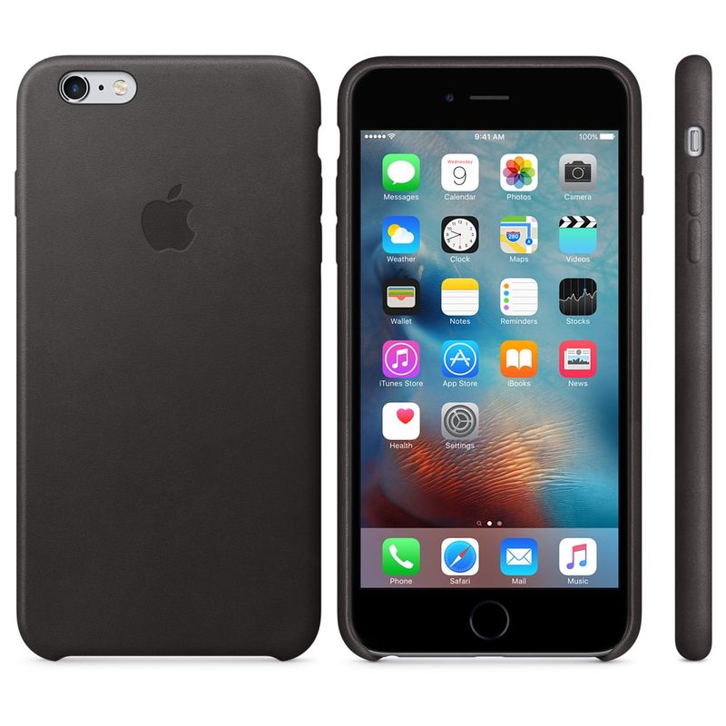 Купити Шкіряний чохол Apple Leather Case Black (MKXF2) для iPhone 6s Plus за найкращою ціною в Україні 🔔, наш інтернет - магазин гарантує якість і швидку доставку вашого замовлення 🚀